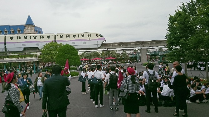 修学旅行 ディズニーランド1 南中ブログ